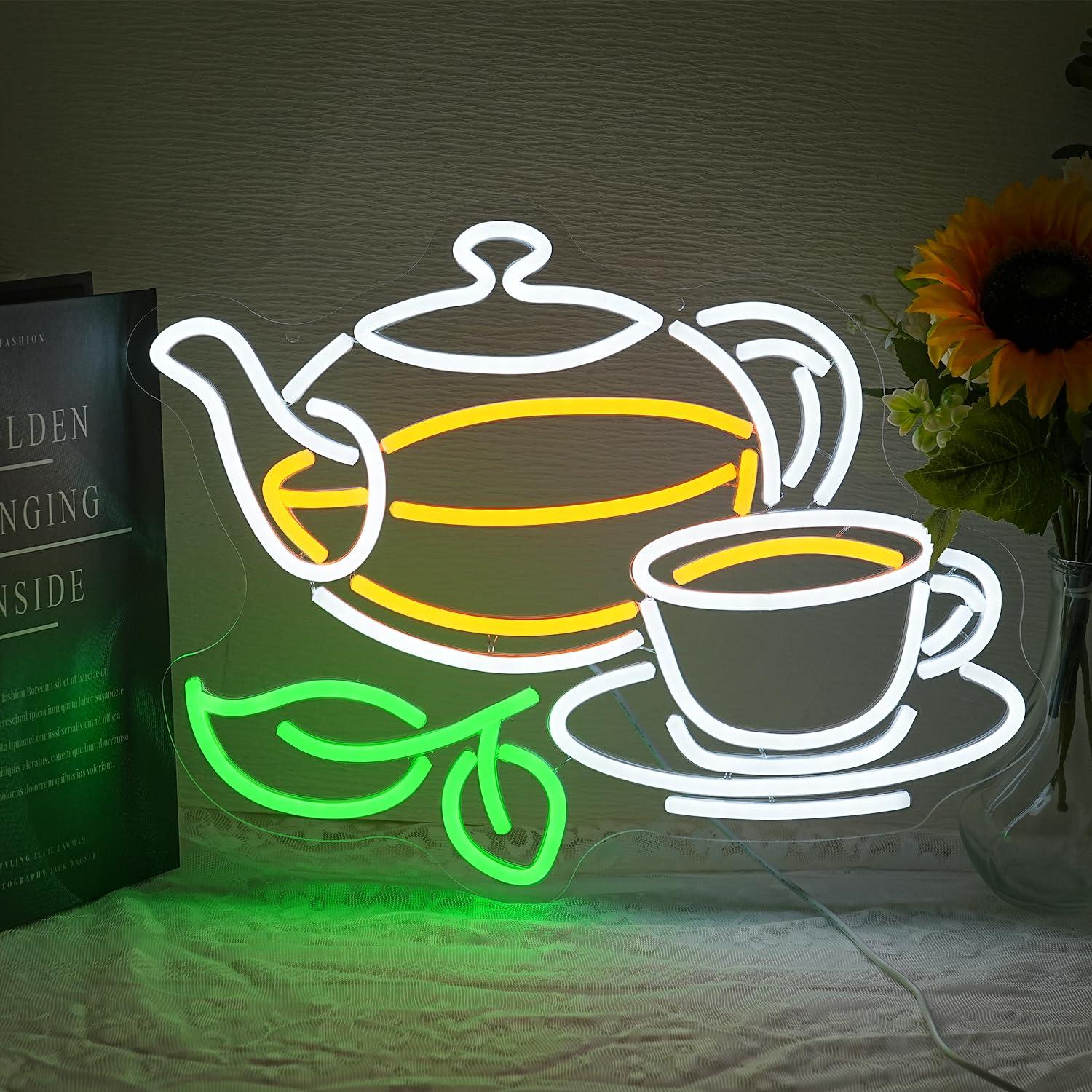 Coffee Tea Plantation - Tea Neon Sign USB Dimmable LED