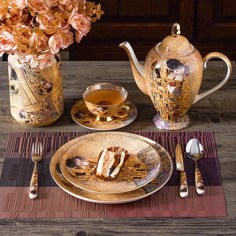 Gustav Klimt Bone China Coffee - Coffee Tea Creamer 评论和价格
