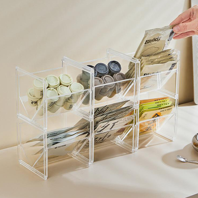 Vertical Tea Box Holder Stacka - Coffee Tea Creamer 评论和价格