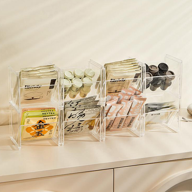Vertical Tea Box Holder Stacka - Coffee Tea Creamer 评论和价格