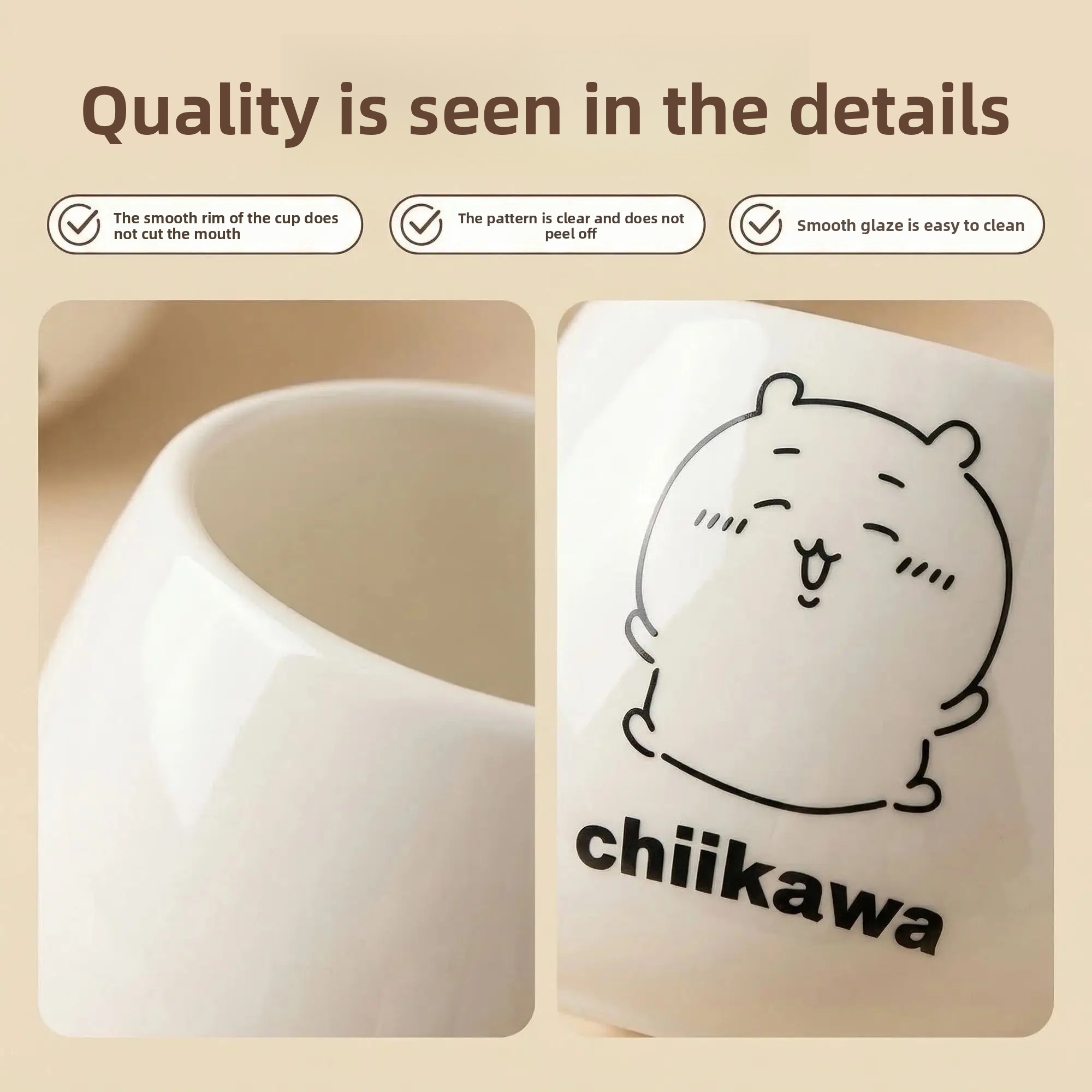 Chiikawa Ceramic Tea Coffee Mu - Coffee Tea Japan 评论和价格