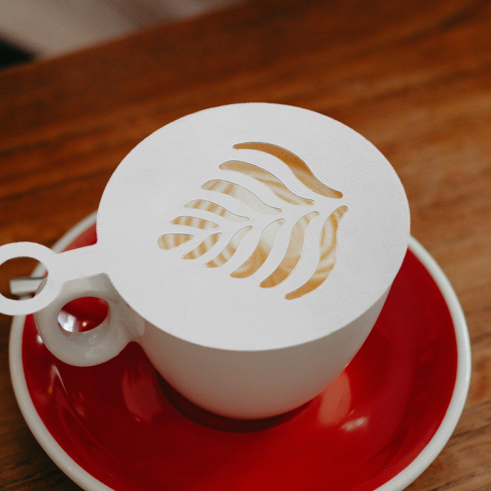 4Pcs Stainless Steel Latte Art - Coffee Stencil Art 评论和价格