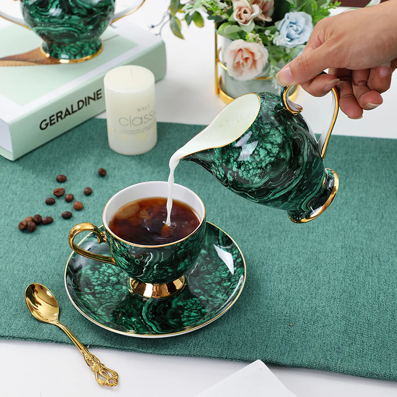 Bone China Teapot Drinkware Gr - Coffee Tea Creamer 评论和价格