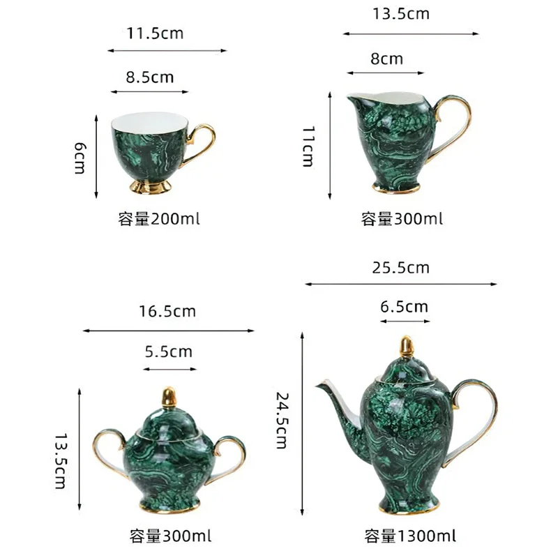 Bone China Teapot Drinkware Gr - Coffee Tea Creamer 评论和价格