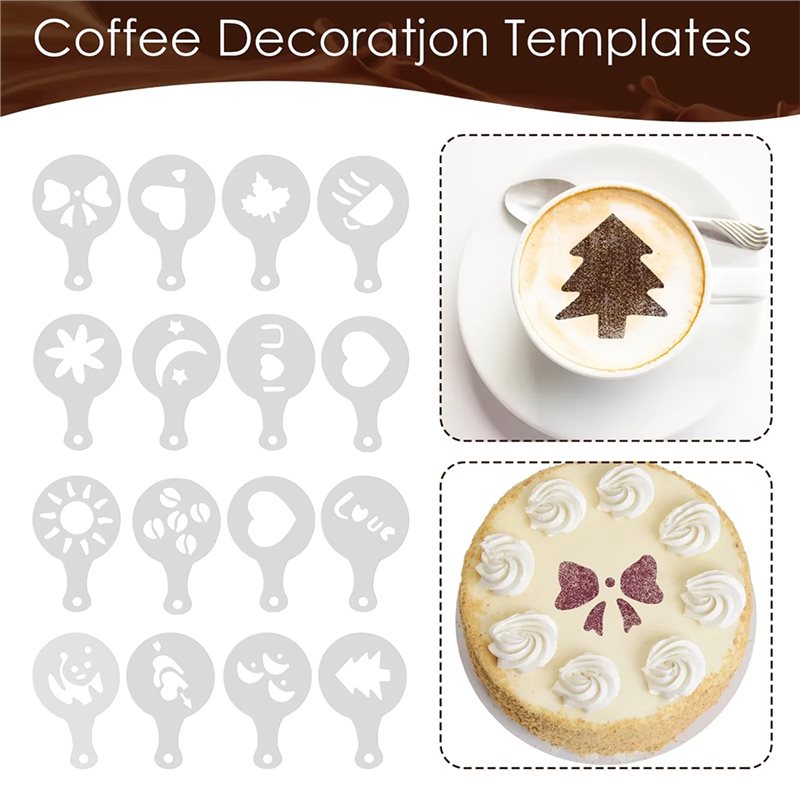 ABMH-Versatile Coffee Latte Ar - Coffee Stencil Art 评论和价格