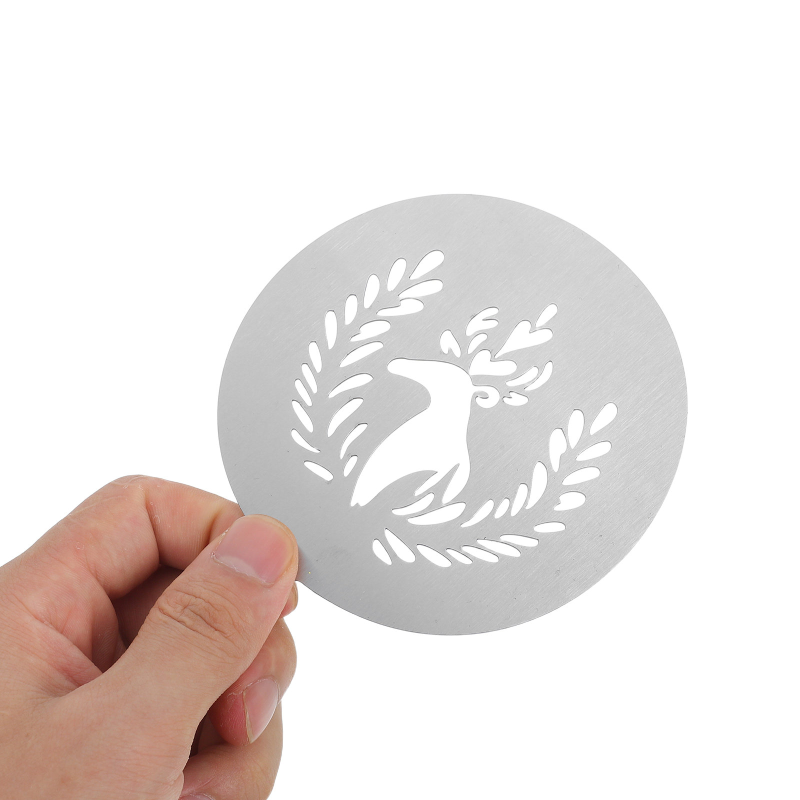 4Pcs Premium Stainless Steel C - Coffee Stencil Art 评论和价格