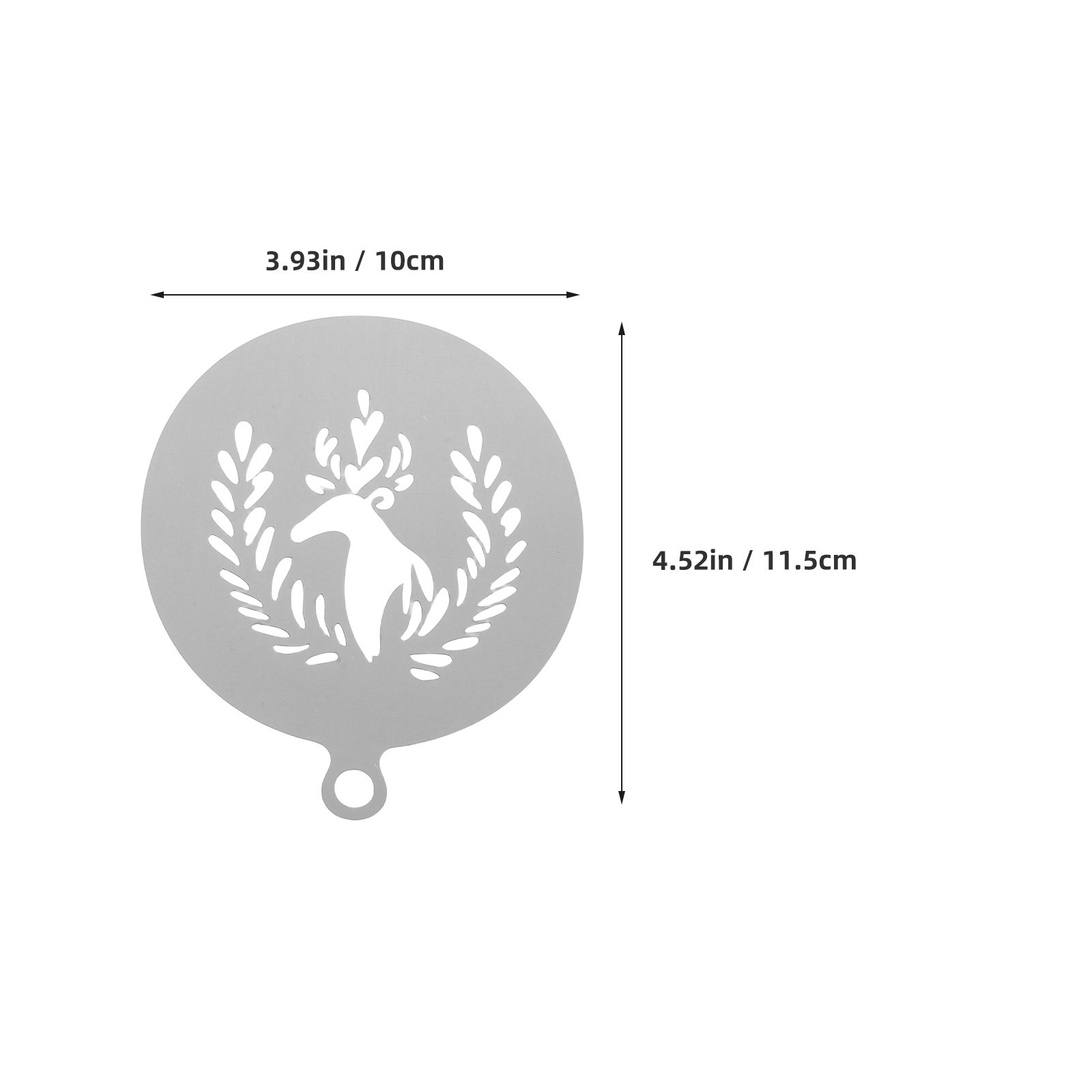 4Pcs Premium Stainless Steel C - Coffee Stencil Art 评论和价格