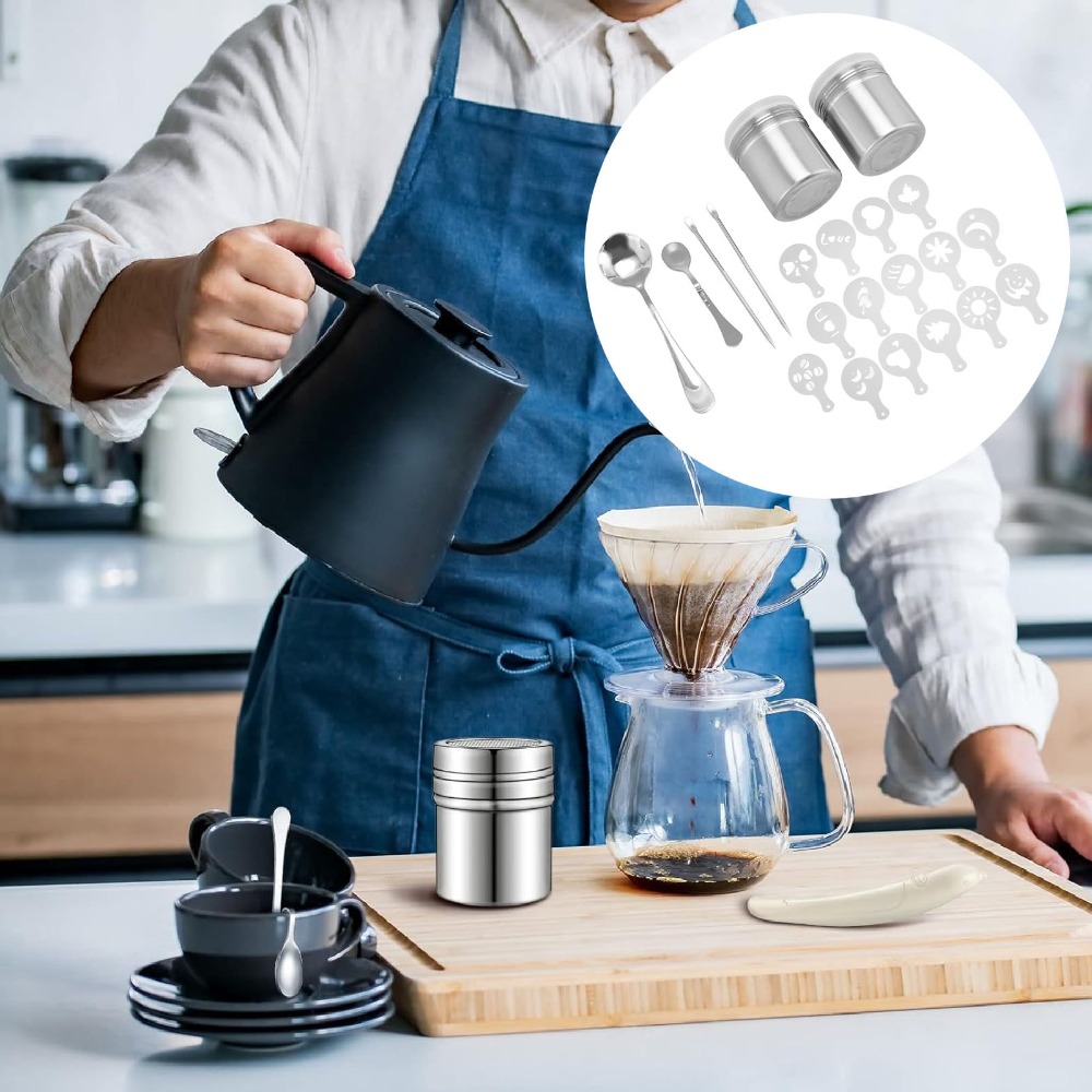 Stainless Steel Latte Art Pen  - Coffee Stencil Art 评论和价格