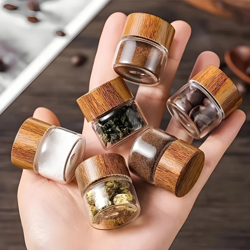 Mini Glass Sealed Jar Food Gra - Coffee Tea Creamer 评论和价格