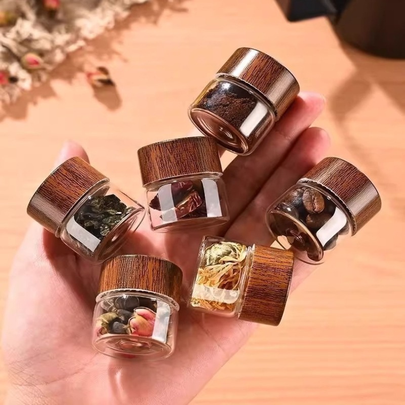 Mini Glass Sealed Jar Food Gra - Coffee Tea Creamer 评论和价格