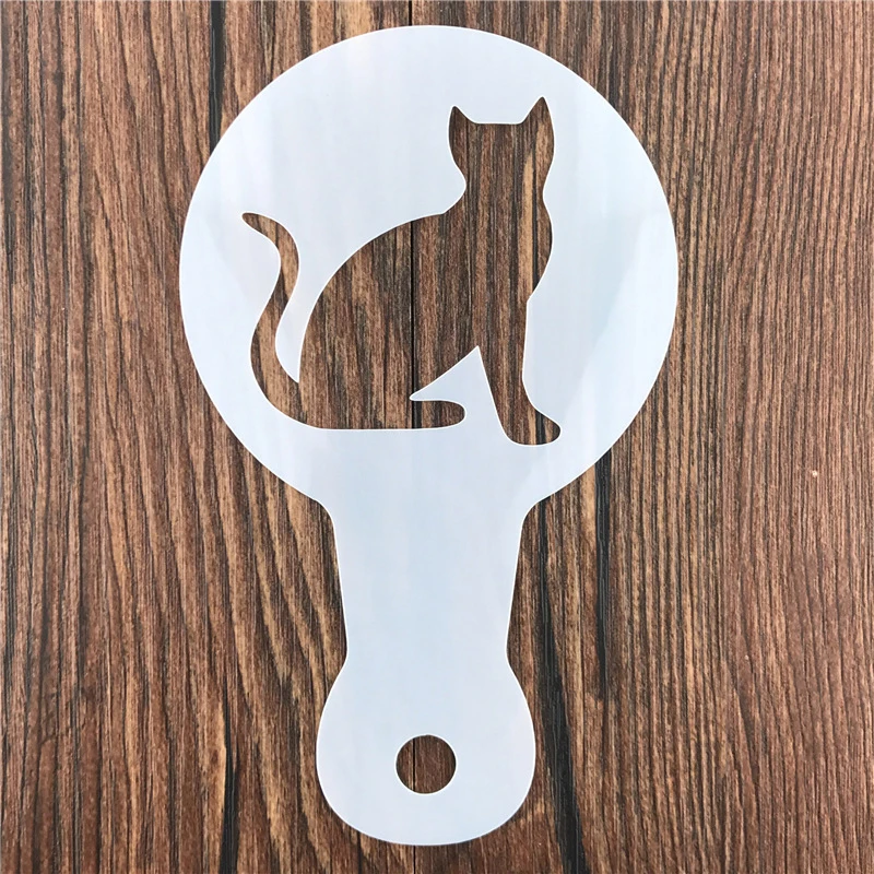 5Pcs DIY Coffee Latte Art Sten - Coffee Stencil Art 评论和价格