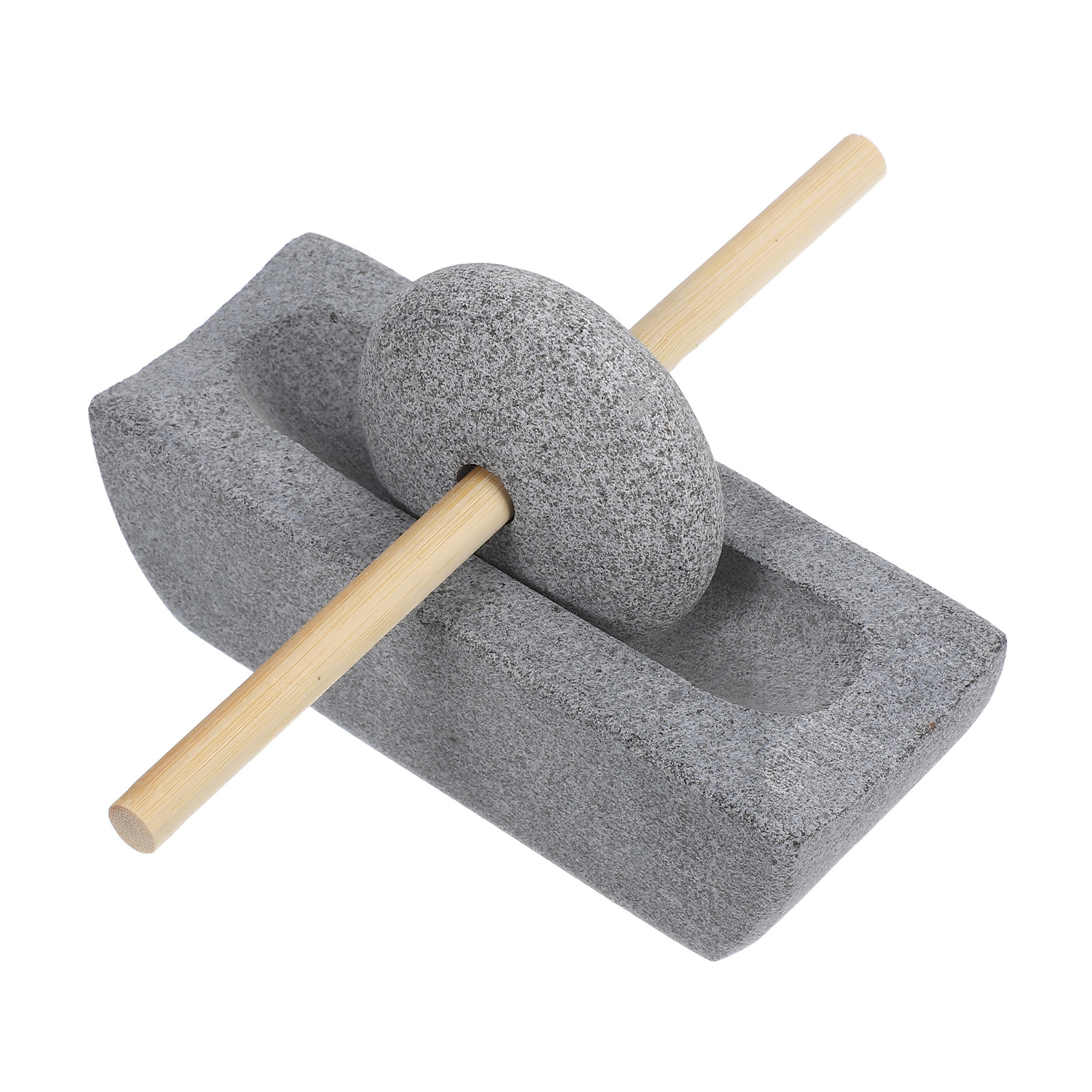 1Set Stone Pestle and Mortar M - Coffee Tea Bean Leaf 评论和价格