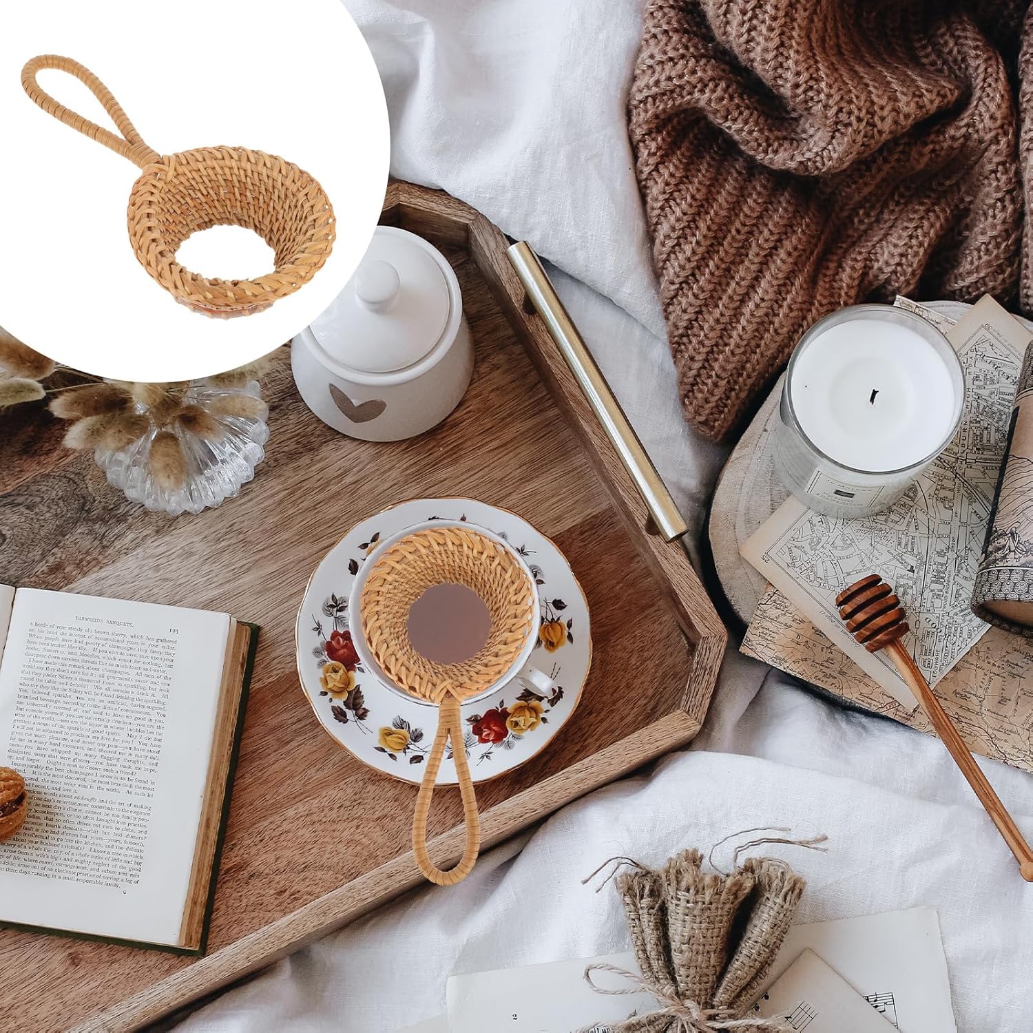 Rattan Tea Strainer Handmade T - Tea Strainer Mesh 评论和价格