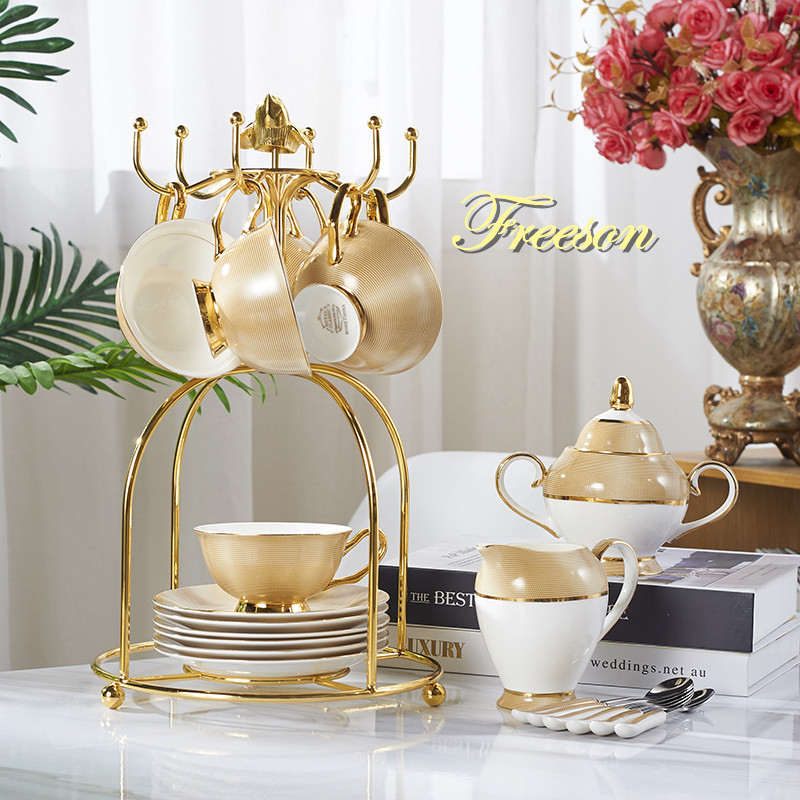 Luxury Gold Bone China Coffee  - Coffee Tea Creamer 评论和价格