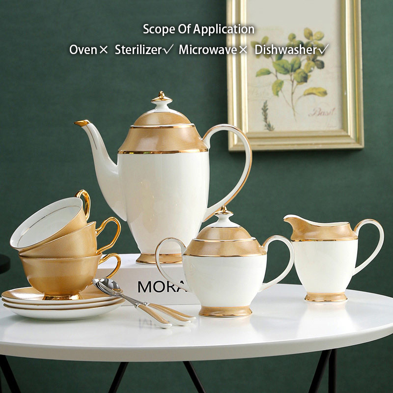 Luxury Gold Bone China Coffee  - Coffee Tea Creamer 评论和价格
