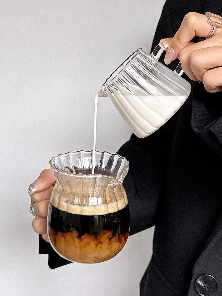 High Borosilicate Glass Milk P - Coffee Tea Creamer 评论和价格