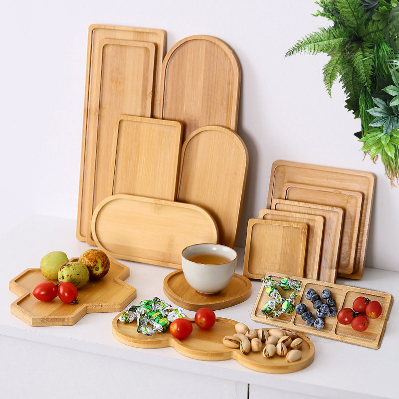 Tableware Solid Wood Food Tray - Coffee Tea Japan 评论和价格