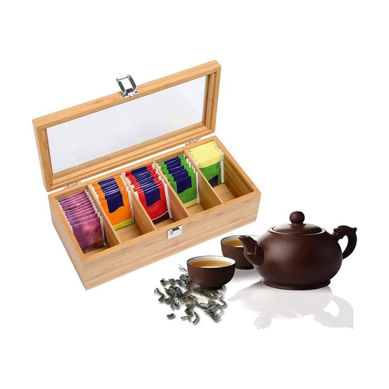 YANA50I Tea Bag Holder, 5 Comp - Coffee Tea Creamer 评论和价格