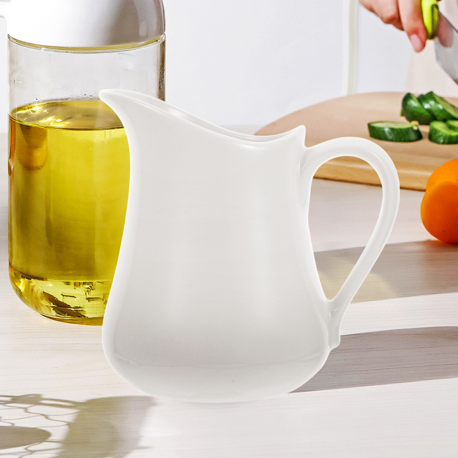 Ceramic Jug 1000 Ml Smooth Ele - Coffee Tea Creamer 评论和价格