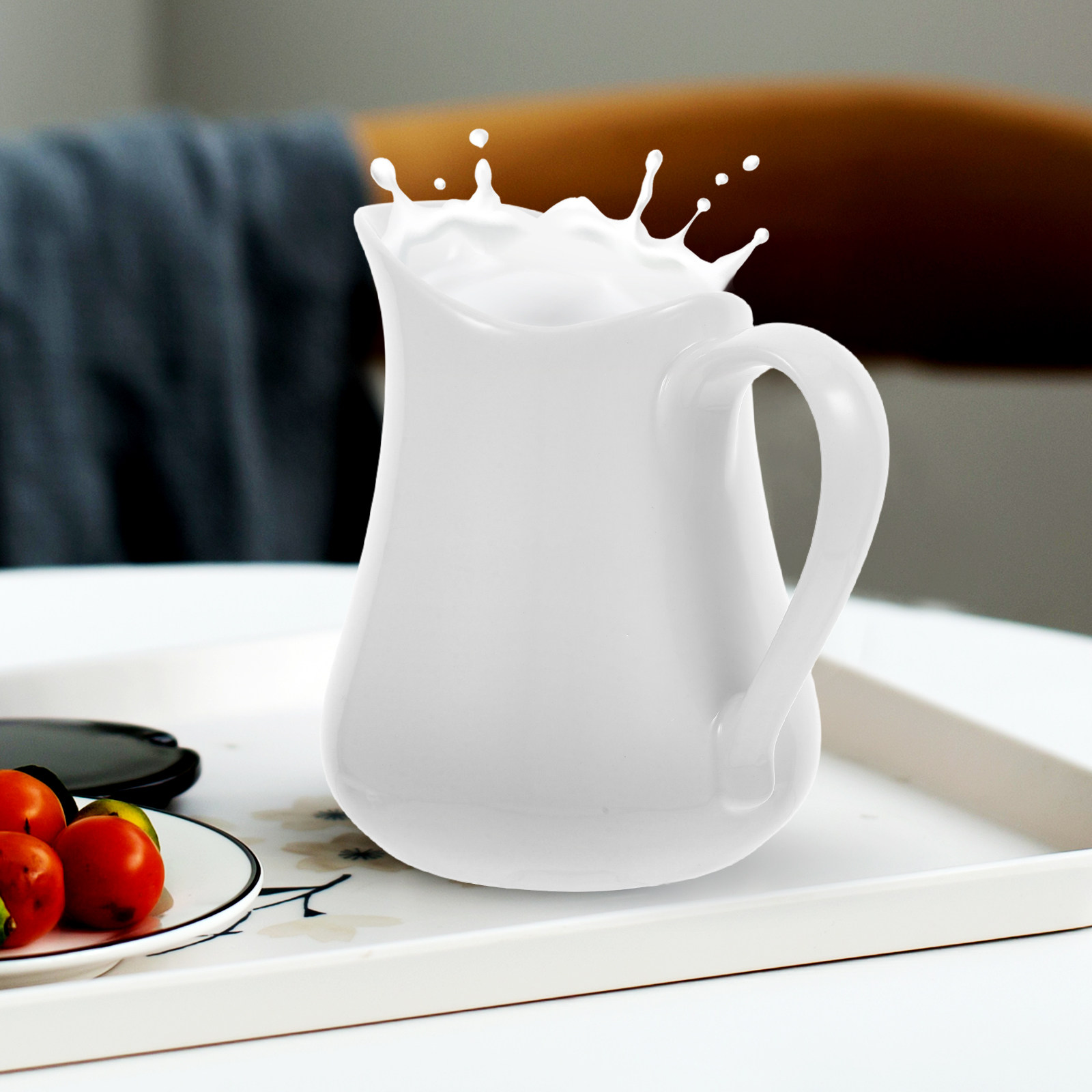 Ceramic Jug 1000 Ml Smooth Ele - Coffee Tea Creamer 评论和价格