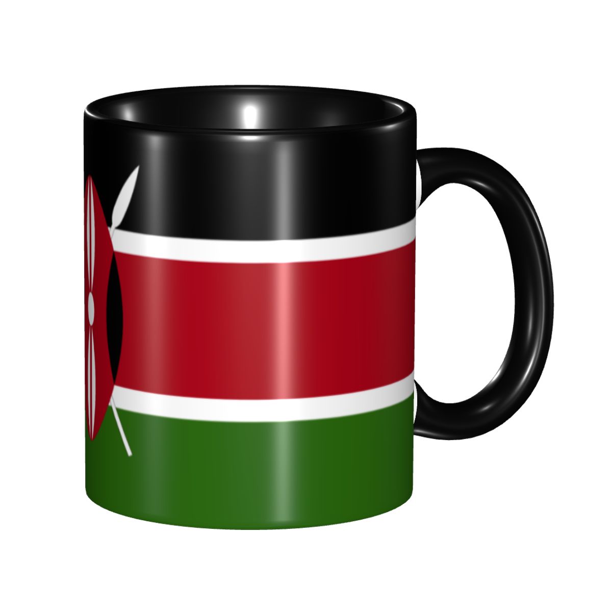 Kenya Flag Coffee Mug DIY Cust - Coffee Tea Kenya 评论和价格