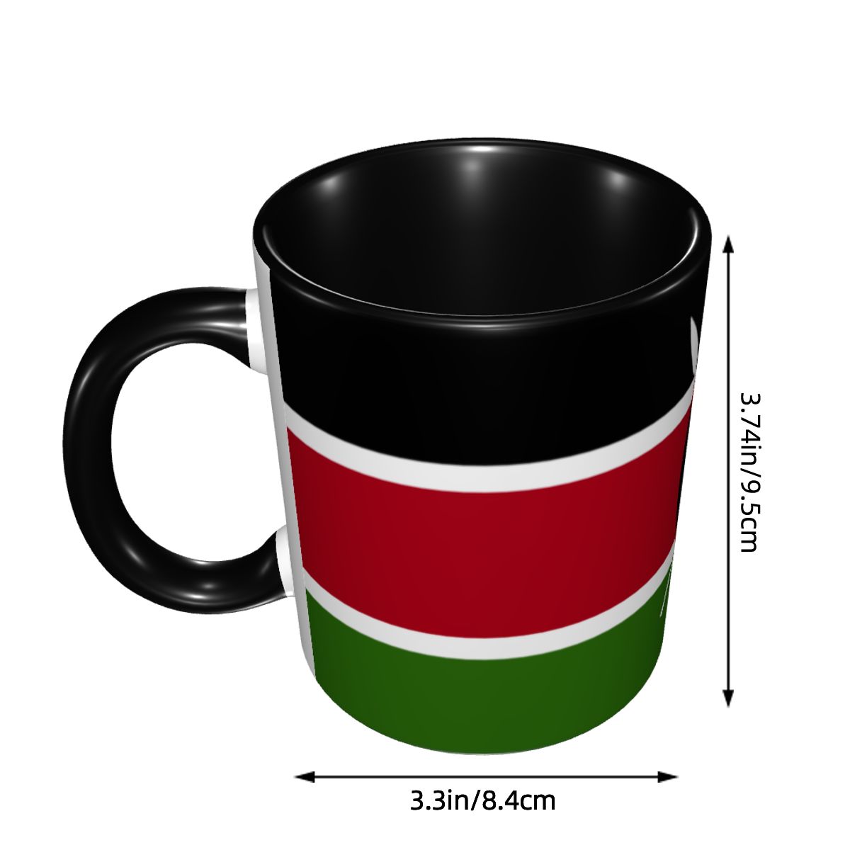 Kenya Flag Coffee Mug DIY Cust - Coffee Tea Kenya 评论和价格