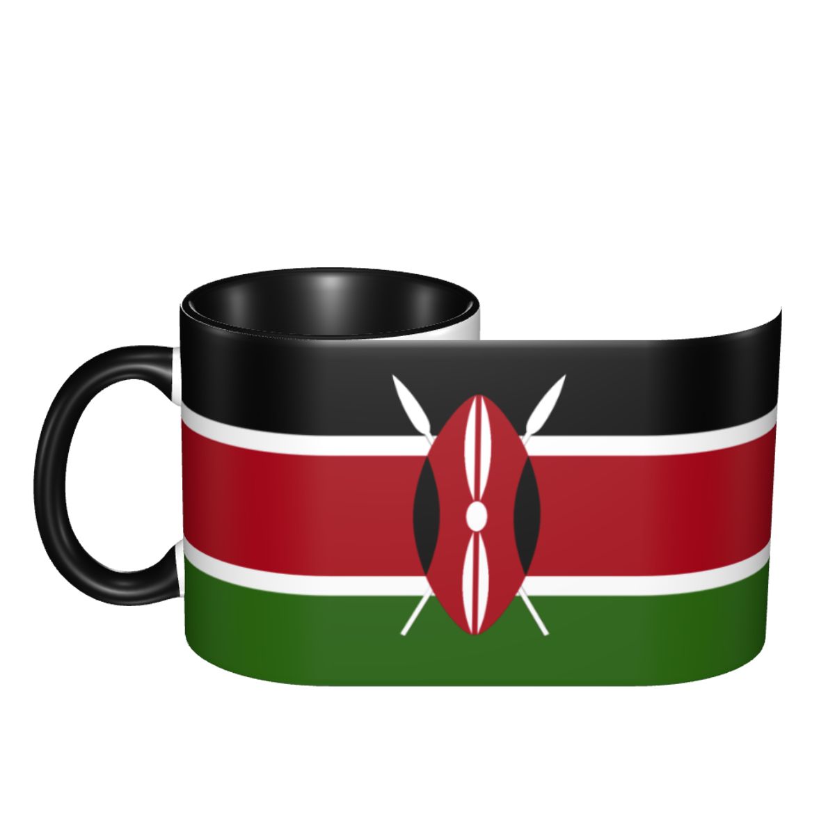 Kenya Flag Coffee Mug DIY Cust - Coffee Tea Kenya 评论和价格
