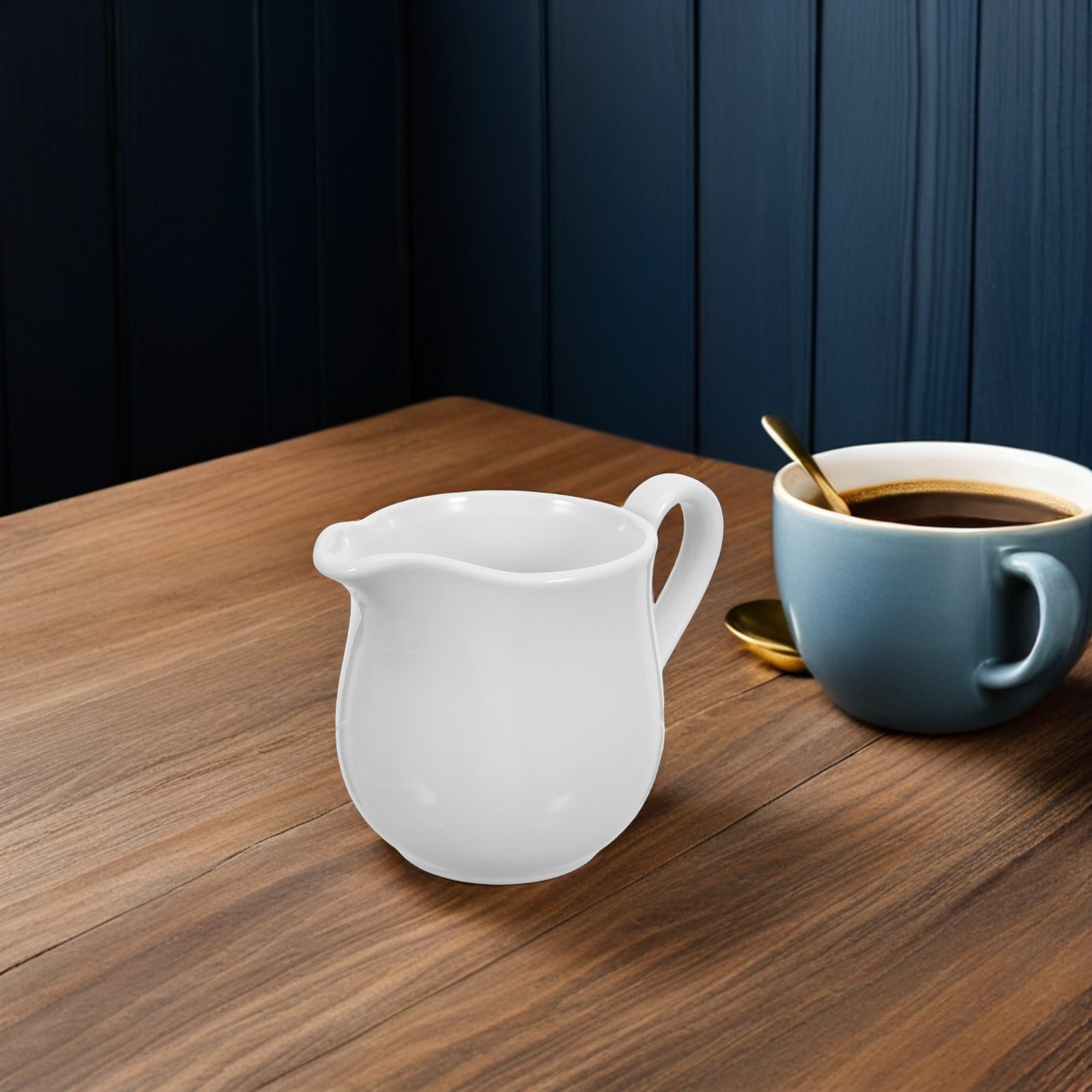 Ceramic Milk Jug 350Ml Glossy  - Coffee Tea Creamer 评论和价格