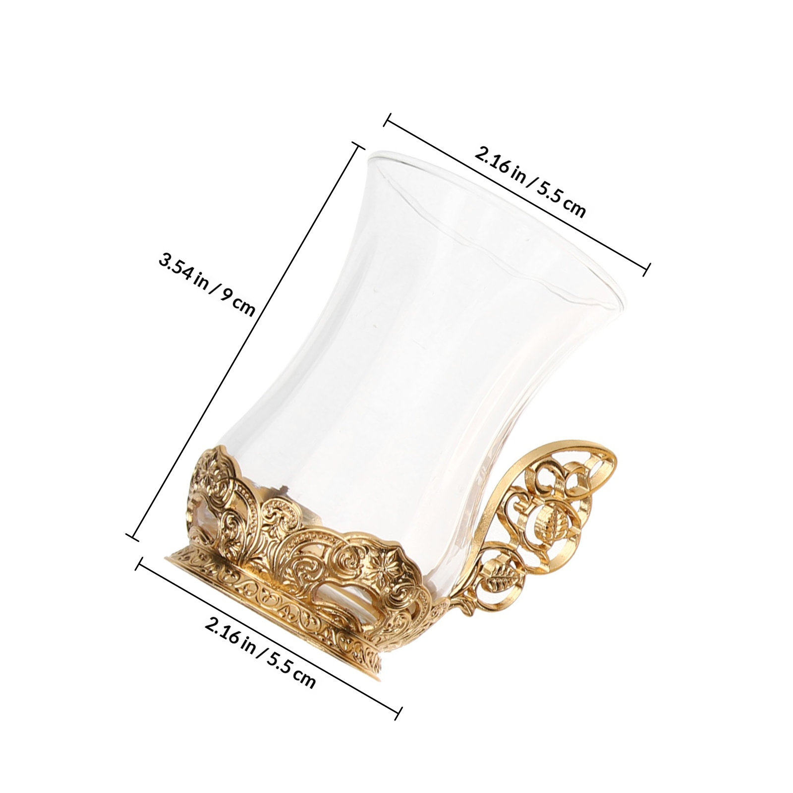 1Set Glass Coffee Cup Set Prem - Coffee Tea Chocolate 评论和价格