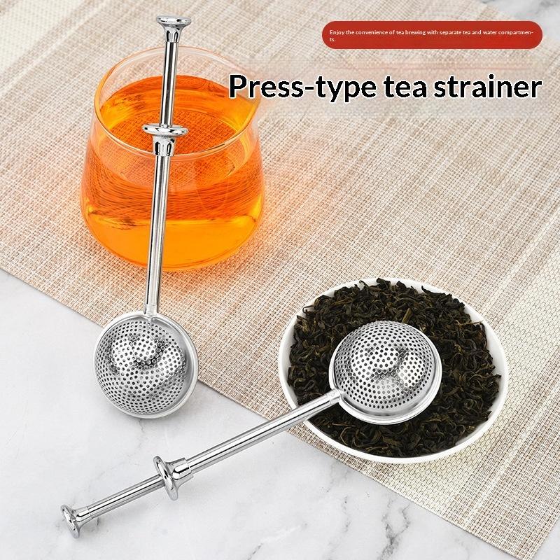 Long Handle Stainless Steel Te - Tea Strainer Mesh 评论和价格