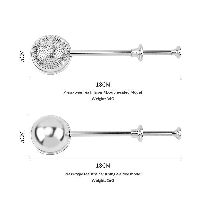 Long Handle Stainless Steel Te - Tea Strainer Mesh 评论和价格