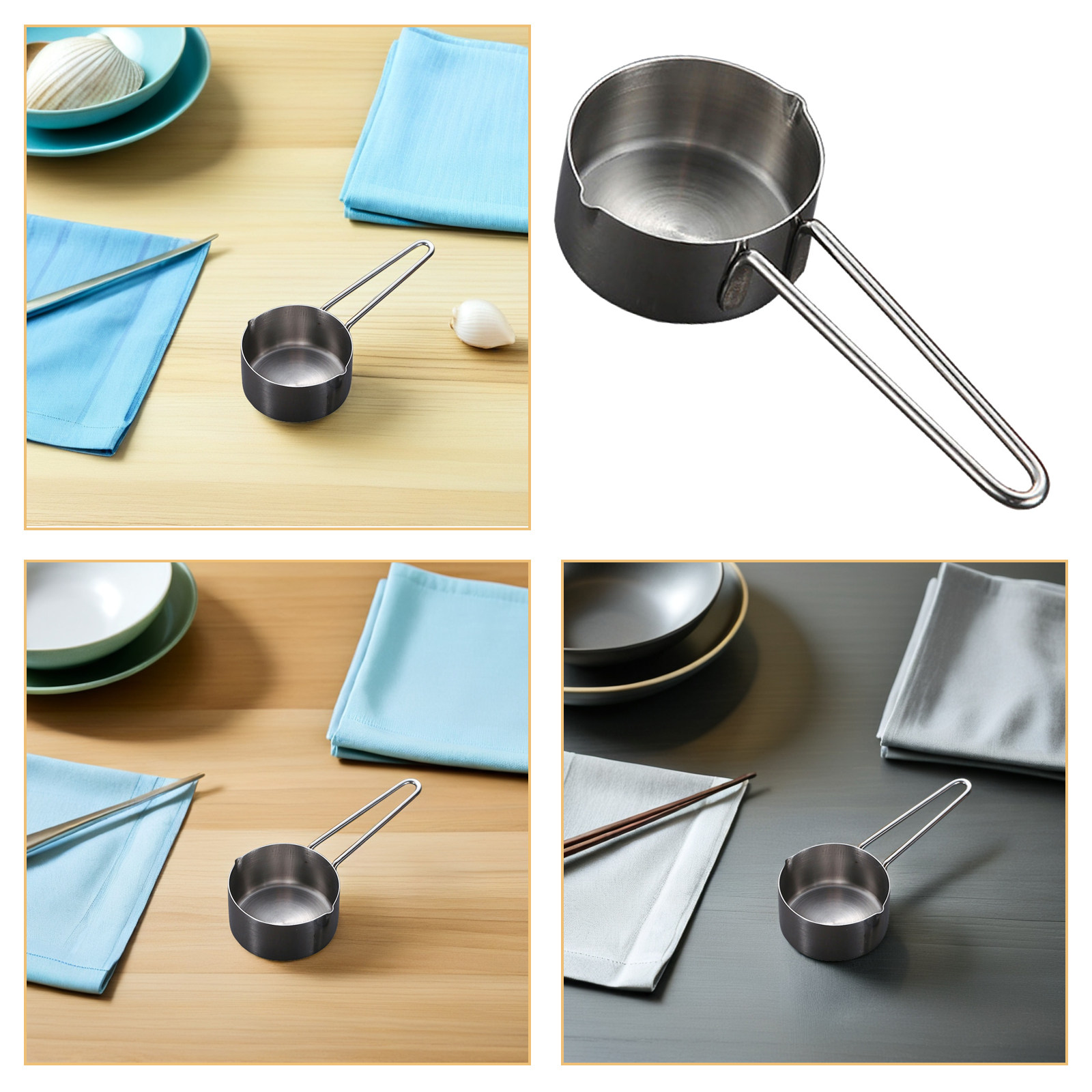 Stainless Steel Measuring Spoo - Coffee Tea Bean Leaf 评论和价格