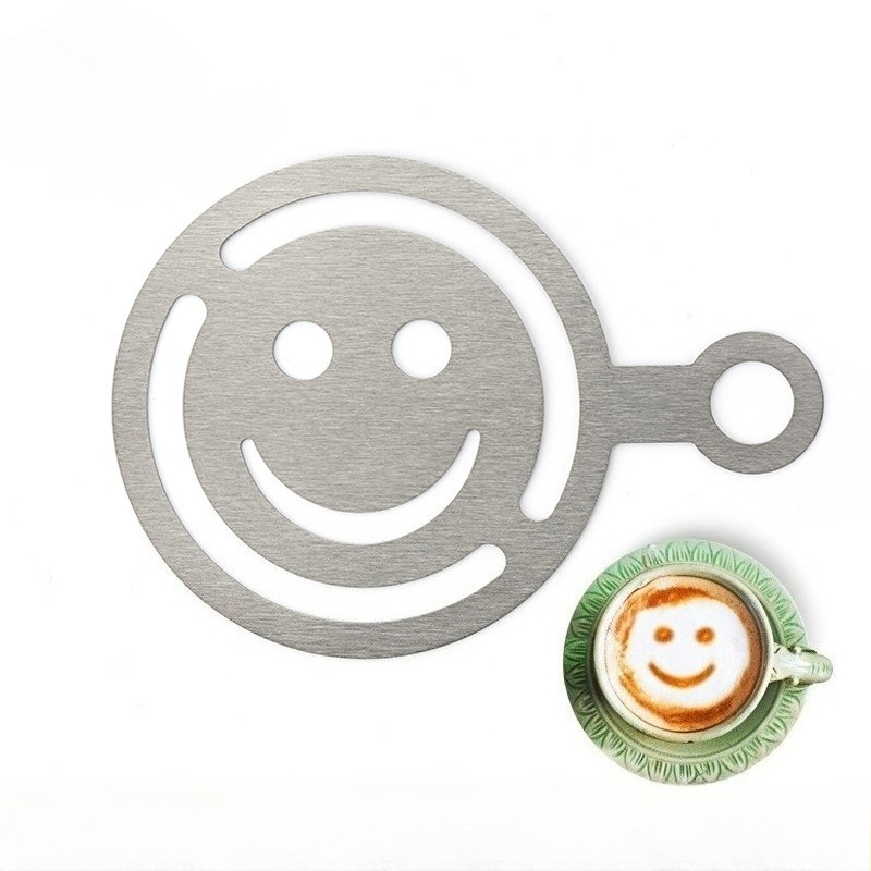 Stainless steel latte art sten - Coffee Stencil Art 评论和价格