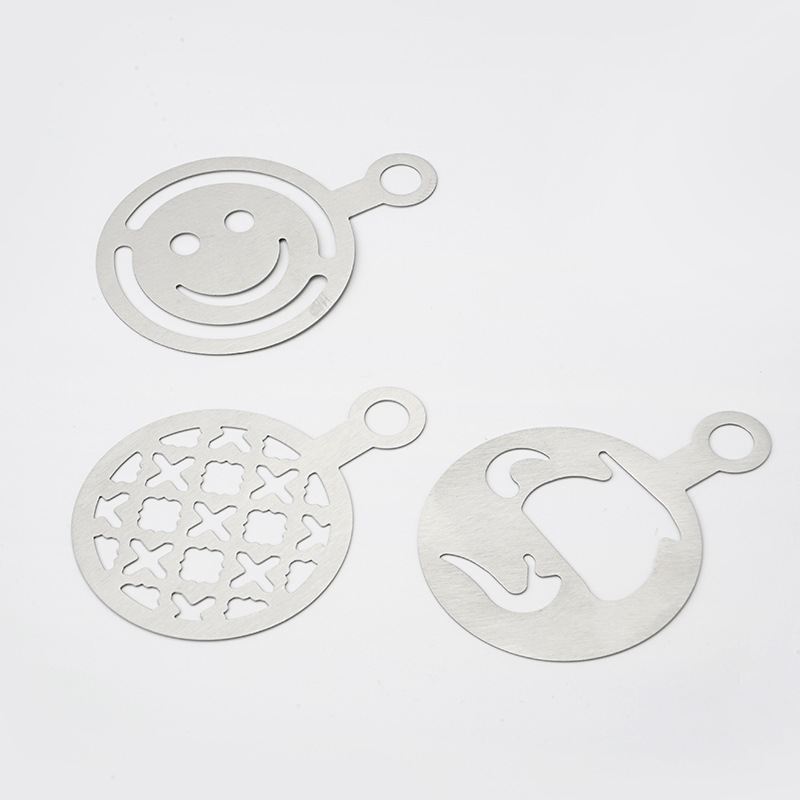 Stainless steel latte art sten - Coffee Stencil Art 评论和价格