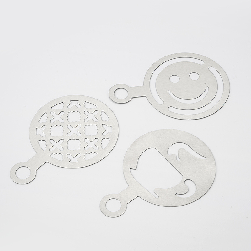 Stainless steel latte art sten - Coffee Stencil Art 评论和价格