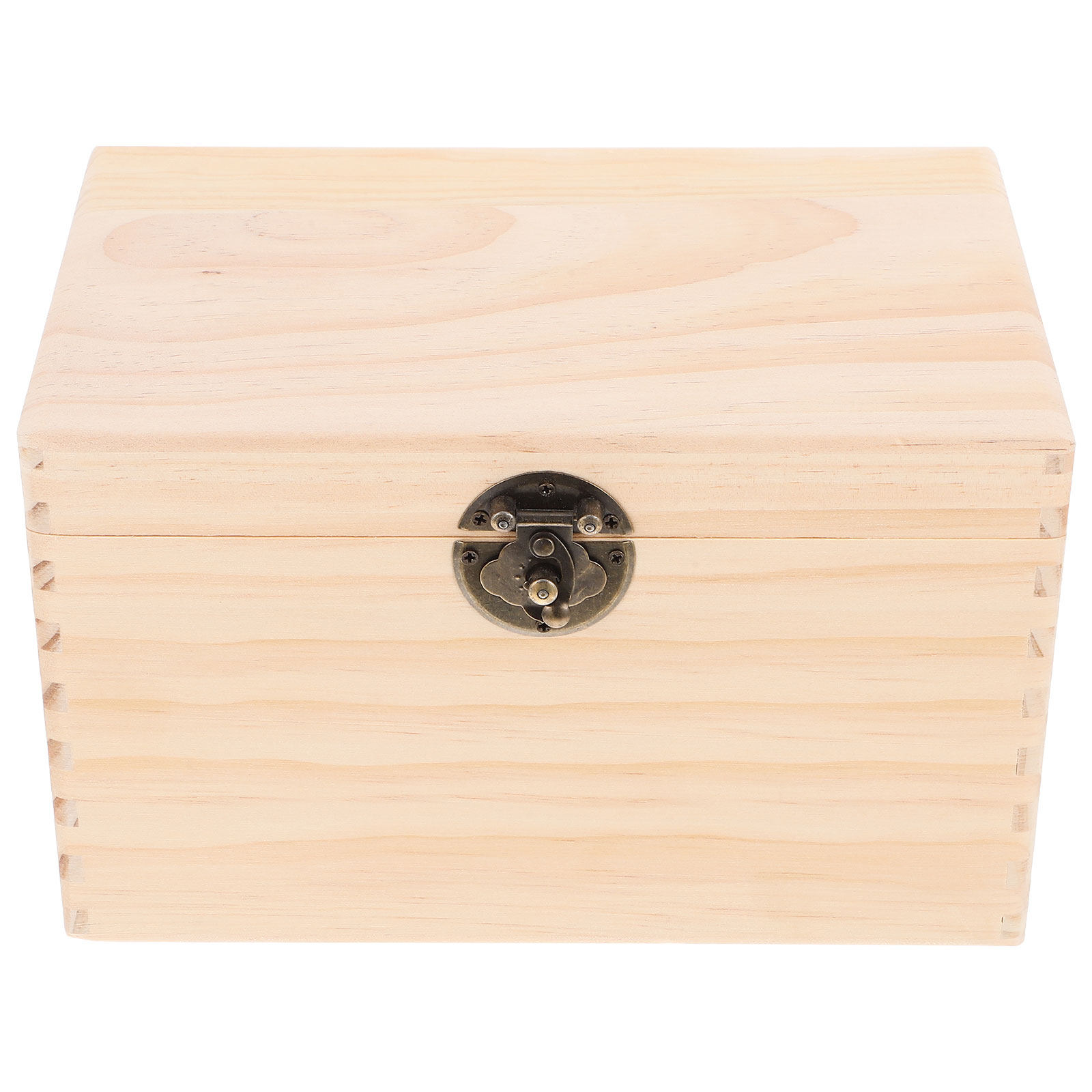 Sturdy Pine Wood Tea Box Stora - Coffee Tea Bean Leaf 评论和价格