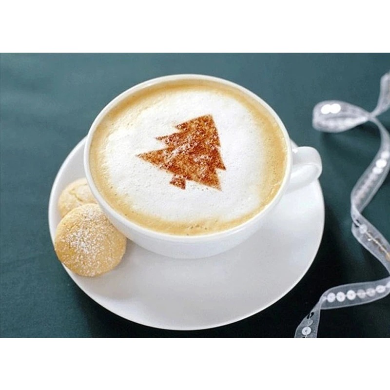 16Pcs Coffee Art Stencils Bari - Coffee Stencil Art 评论和价格